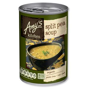 Ekologisk och vegansk soppa med delade ärtor och grönsaker från Amy´s kitchen 400 g