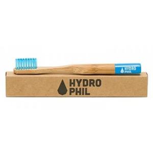 Hydrophil Tandborste Bambu barn blå - biologiskt nedbrytbar, vegan och ekologisk bambutandborste
