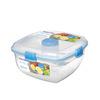 Sistema Salad Max To Go - 1,63 L - Blå