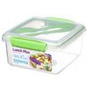 Sistema Lunch Plus To Go, 1,2 L - flera färger - Grön
