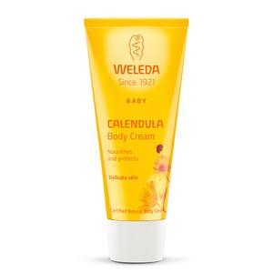 Calendula Body Cream skyddar och vårdar den känsliga huden i blöjområdet helt naturligt.