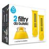Dafi refill filter + munstycke till filterflaska - Gul
