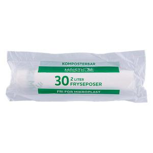 Maistic Komposterbara fryspåsar 2 L - 30 st, innehåller inte vanlig plast