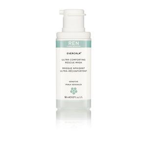 REN Evercalm ultra comforting rescue mask - 50 ml, en smärtstillande effekt på hudattacker, som svullnad, klåda och rodnad