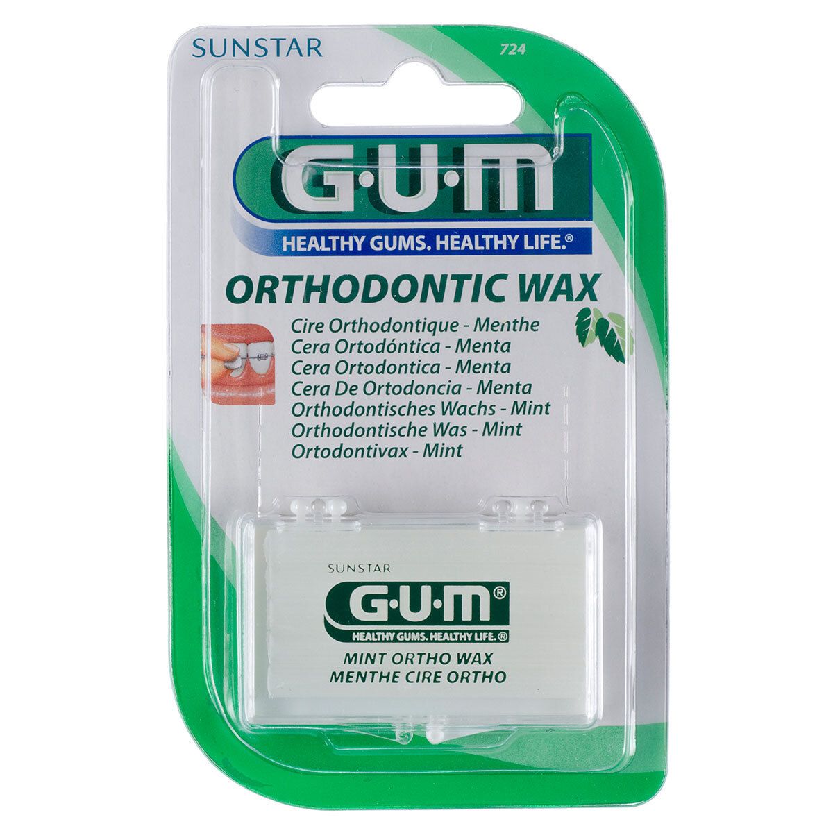 Köp Gum Ortho Wax 5 st billigt på Med24.se