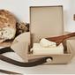 Uhmm Box No 2. Mocca Box/White Strap, BPA- och BPS-fria, utan parabener och ftalater