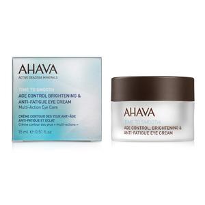 Ahava Age Control Eye Cream ger gott om fukt till det känsliga området runt ögonen och samtidigt minimeras fina linjer och trötthetstecken.