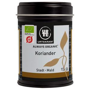 Urtekram Mald Koriander Eko - 15 g
