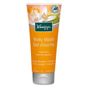 Kneipp Body Wash - Stress Free med naturlig eterisk olja av apelsin och mandarinblomma