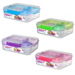 Smart Bento Cube matlåda från Sistema är rymlig, funktionell och lätt att rengöra