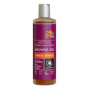 Urtekram Nordic Berries Showergel är formulerad med inspiration från motståndskraftiga, nordiska bär, som är fullpackade med vitaminer och antioxidanter Med24.se