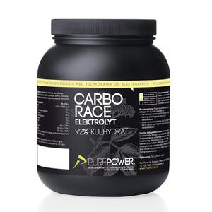 Purepower Carbo Race Elektrolyt Hyldeblomst - 1,5 kg, elektrolytdryck smaksatt med fläder