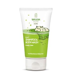 Weleda Shampoo and Body Wash Lively Lime är en ekologisk 2-in-1 tvål för barn