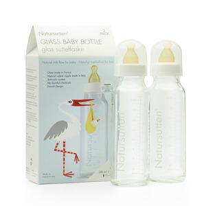 Nappflaskor i glas från Natursutten® utan kemi - 2 st
