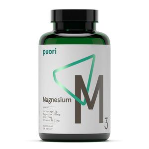 Puori Magnesium M3 300 mg - 120 kapslar