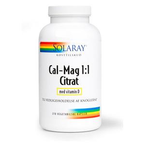 Solaray - Kalcium Magnesium Citrate 1:1 med D-vitamin
