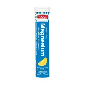 Få ett välsmakande tillskott av magnesium med Friggs Magnesium - Citronsmak