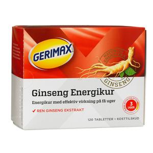 Gerimax Röd Ginseng Energikur - 120 st