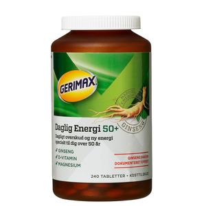 Gerimax Grön Daglig Energi 50 + - 240 st