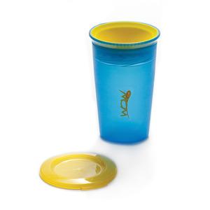 WOW cup kids - spillfri inkl. lock - blå