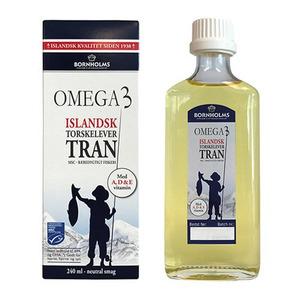Bornholms Isländsk tran Omega 3 - 240 ml