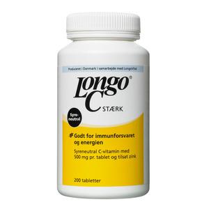 Longo C-vitamin + Zink Stark stärker immunförsvaret och ge mer energi i vardagen