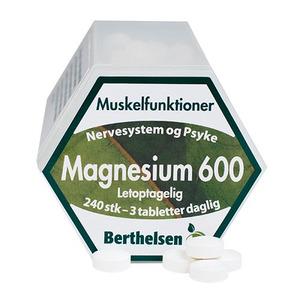 Berthelsen Magnesium 600 mg - 240 tabletter