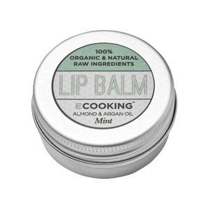 Ecooking Lip Balm Mint innehåller E-vitamin, mandelolja och har en underbar doft av mint Med24.se