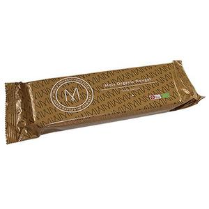 Läcker, mjuk, ekologisk nougat av ekologiska hasselnötter