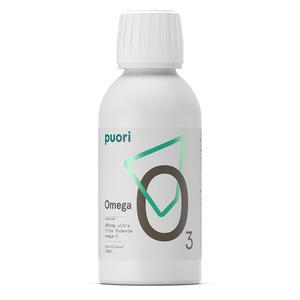 Puori Omega O3 flytande - ultraren fiskolja med frisk smak av citrus