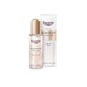 Eucerin Elasticity+Filler Facial Oil förbättrar hudens elasticitet och ger en strålande glöd