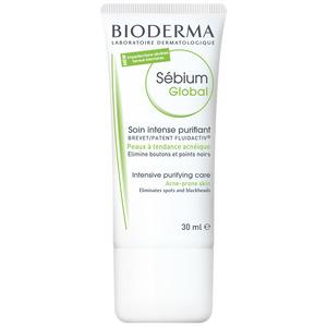 Bioderma Sebium Global verkar på orsakerna till och konsekvenserna av akne och återställer till frisk hud