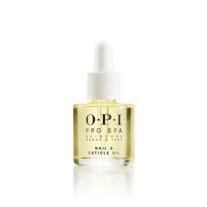 OPI ProSpa Nail/Cuticle Oil återfuktar och mjukgör nagelbanden med sitt innehåll av avokadoolja och E-vitamin