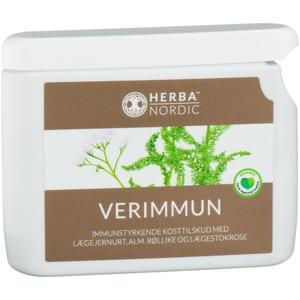 Herba Nordic Verimmun - 60 kap, röllika, läkestockros och järnört lugnar svalg, hals och stämband
