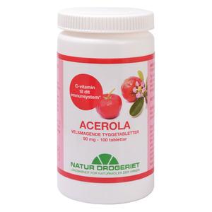 Natur Drogeriet Acerola Natural 90 mg - 100 tabletter