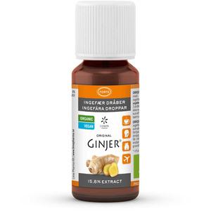 Ginjer forte Ingefärsdroppar lime - i flaska