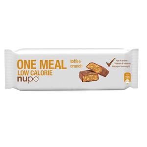 Nupo one meal - Toffee Crunch - 60 g bar meal replacement