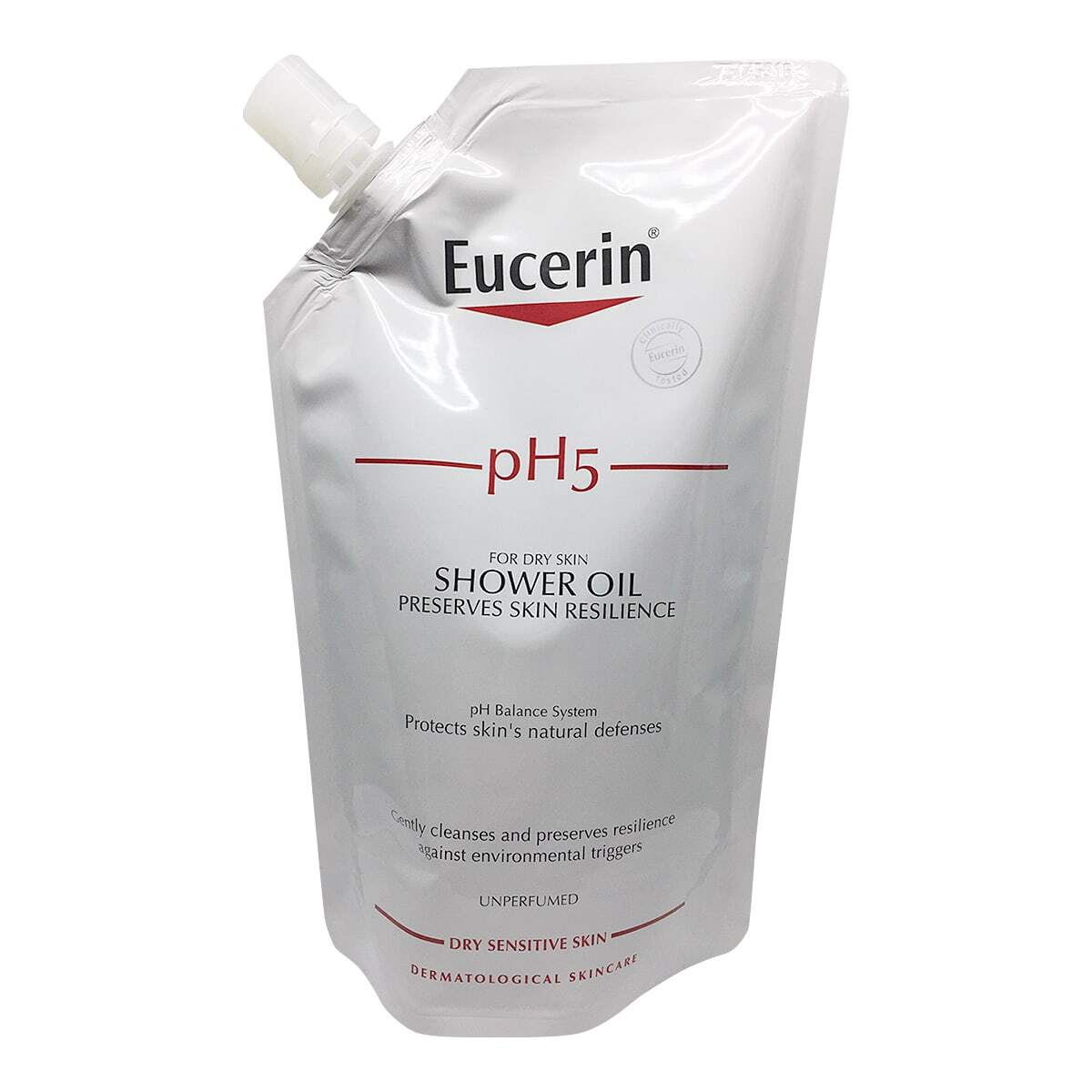 Eucerin pH5 Shower Oil Refill oparfymerad refill 400 ml Köp Eucerin Shower oil refill utan parfym | Apohem