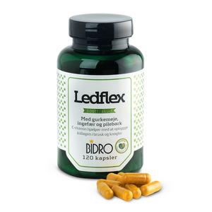 Bidro Ledflex innehåller bland annat C-vitamin, vilket bidrar till normal funktion hos benstomme och brosk Med24.se