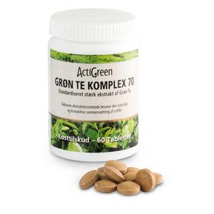 ActiGreen Green Tea Complex 70 innehåller 400 mg grönt textrakt per tablett och är naturligt rik på antioxidanter - 60 st Med24.se