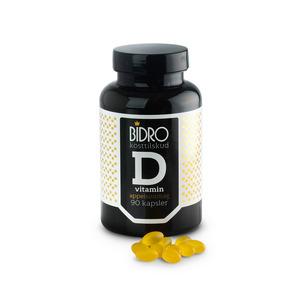 Bidro D-vitamin innehåller en hög dos av vitaminet D3, som bland annat bidrar till immunsystemets normala funktion Med24.se