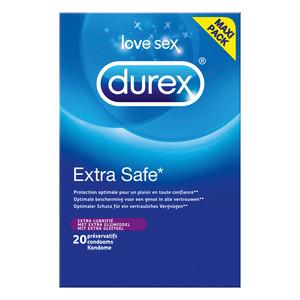 Durex Extra Safe är en något tjockare kondom med extra glidmedel Med24.se
