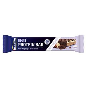 Proteinbar från Maxim med hela 40% protein med hasselnöt och choklad-smak Med24.se
