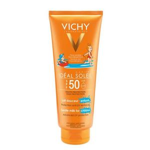 Vichy Idéal Soleil Kids Sollotion SPF50 - lämplig för barn, svett- och vattenresistent