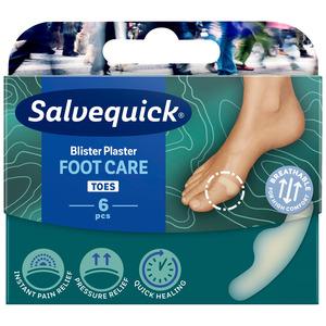 Salvequick Skavsårsplåster kan användas både för att skydda och förebygga blåsor på tårna