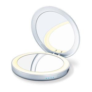 Beurer lilla makeupspegel/powerbank är en musthave i väskan! Med24.se