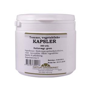 Natur Drogeriet Tomma Vegetabiliska Kapslar - 360 kapslar