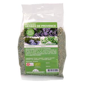 Ekologiska Herbes de Provence - 100 g, en blandning av torkade örter som är typiska för den vackra Provence-regionen i sydöstra Frankrike