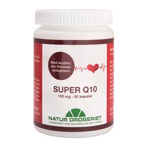 Natur Drogeriet Q10 Super med Lechitin 100 mg - 60 kapslar