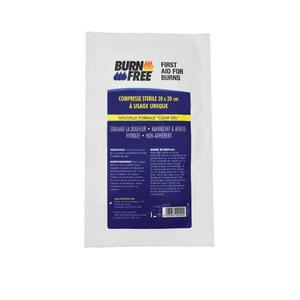 BurnFree Dressing kan användas för alla typer av brännskador - förbandet innehåller en lindrande gel, 20x20cm Med24.se